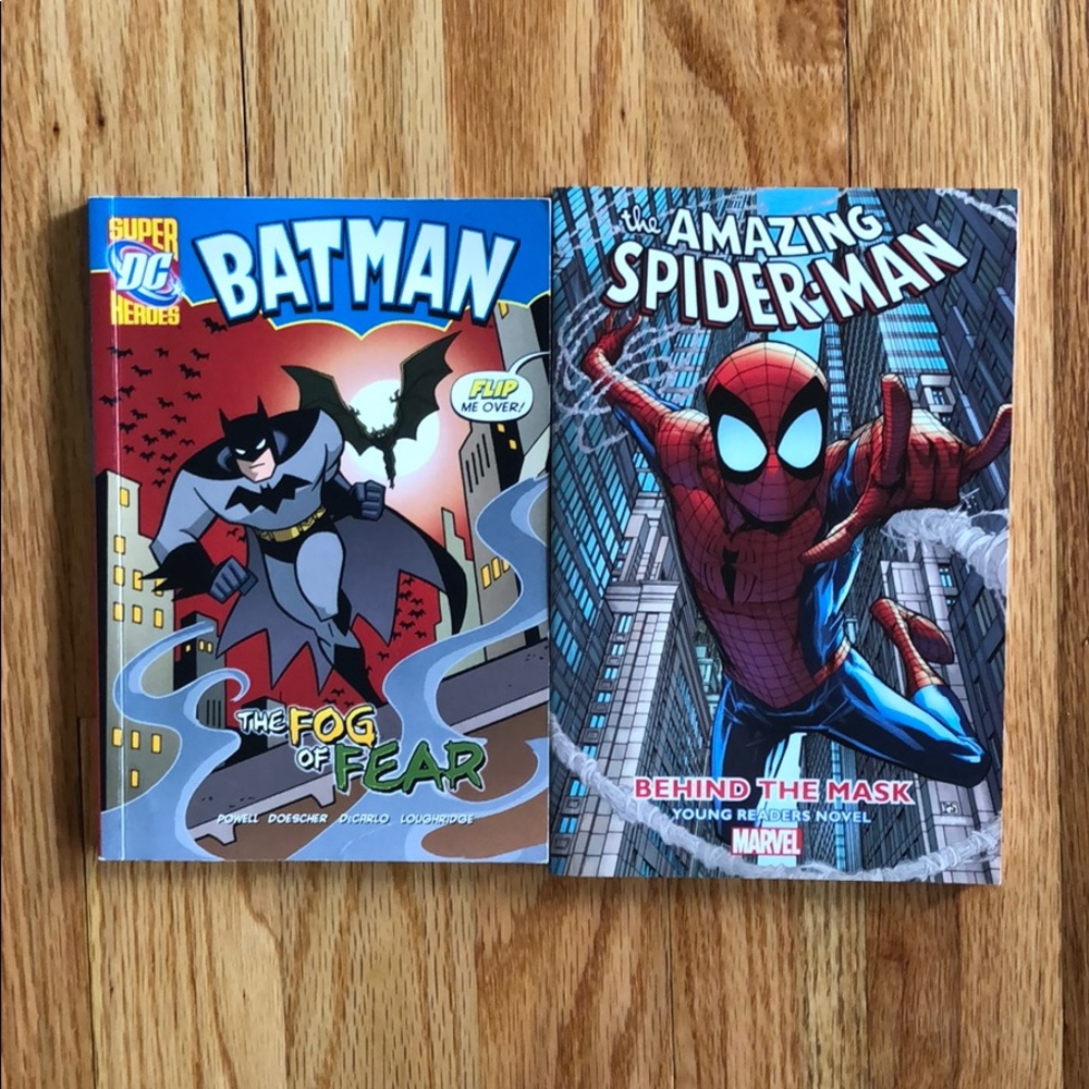 DC Heroes & Marvel Childrens books.